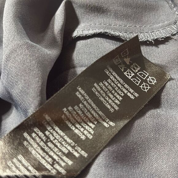 City Chic Tie Detail Dress Collared Smoke Grey XXL New‎ - Picture 16 of 16